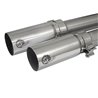 aFe Power | Rebel Series 3 IN to 2-1/2 IN 409 Stainless Steel Cat-Back Exhaust w/Polish Tip - Silverado / Sierra 1500 4.3L / ...