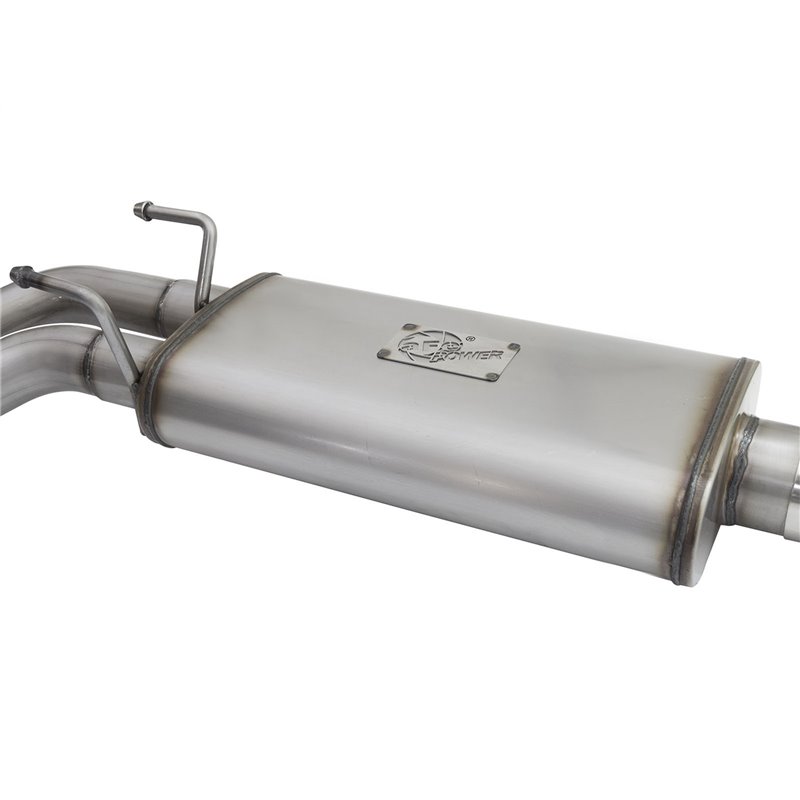 aFe Power | Rebel Series 3 IN to 2-1/2 IN 409 Stainless Steel Cat-Back Exhaust w/Polish Tip - Silverado / Sierra 1500 4.3L / ...
