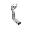 aFe POWER | Large Bore-HD 4in 409 SS DPF-Back w/Polished Tip - Silverado 2500 HD / Silverado 3500 HD / Sierra 2500 HD / Sierra 3