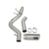 aFe POWER | Large Bore-HD 4in 409 SS DPF-Back w/Polished Tip - Silverado 2500 HD / Silverado 3500 HD / Sierra 2500 HD / Sierra 3