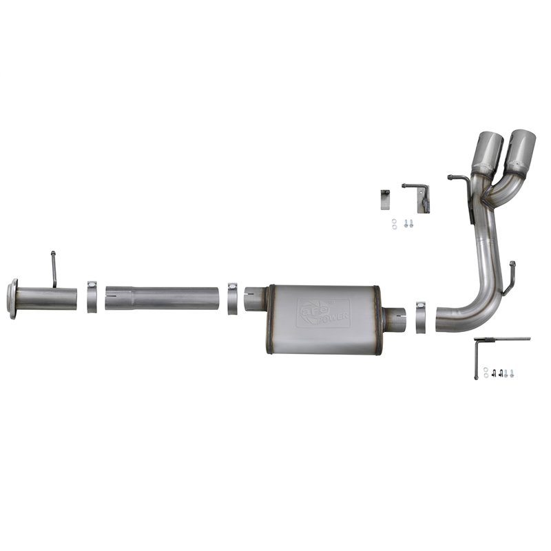 aFe POWER | MACH Force-Xp 3in 409 SS Cat-Back w/Polished Tip - Colorado / Canyon 3.6L 2017-2020