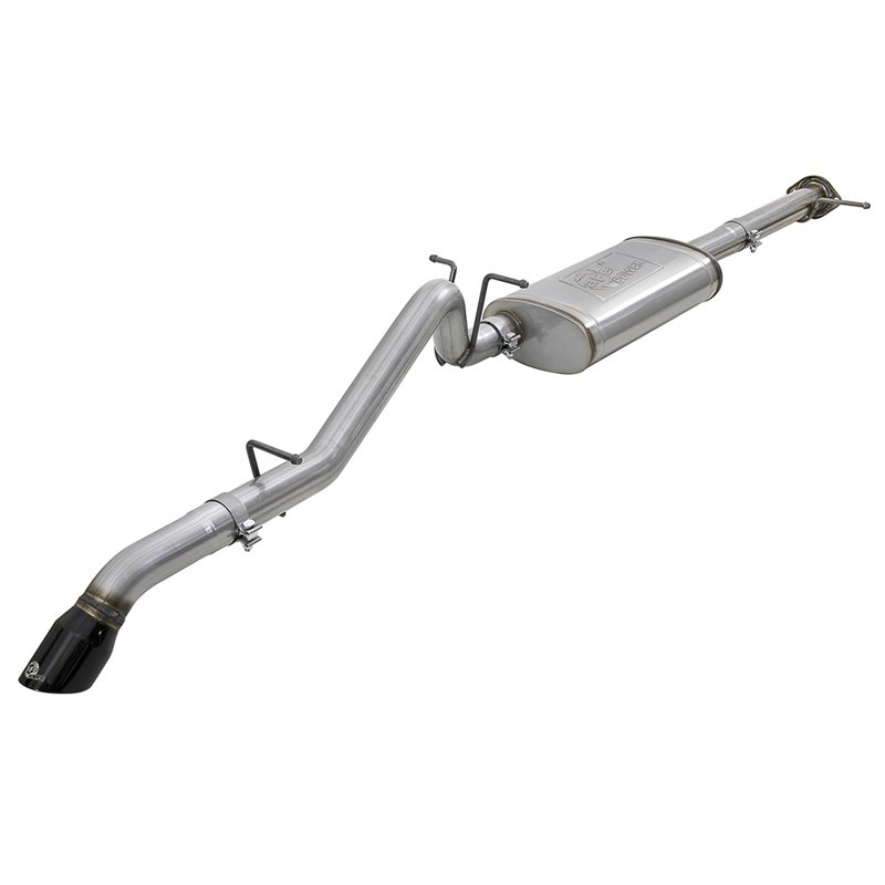 aFe Power | MACH Force-Xp 3 IN 409 Stainless Cat-Back Hi-Tuck Exhaust System w/Black Tip - Colorado / Canyon 2.5L / 3.6L 2015...