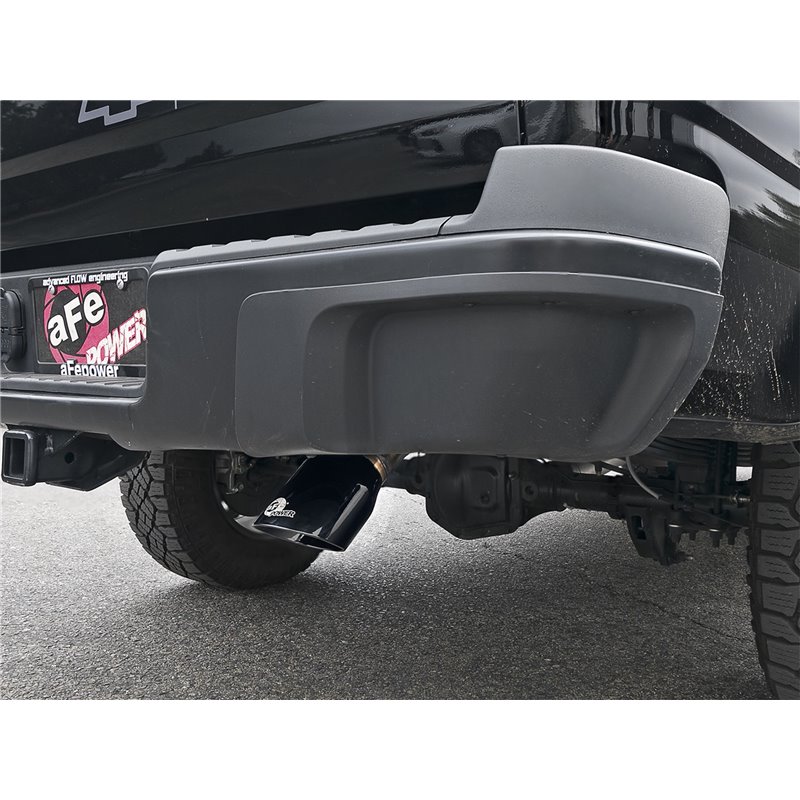 aFe Power | MACH Force-Xp 3 IN 409 Stainless Cat-Back Hi-Tuck Exhaust System w/Black Tip - Colorado / Canyon 2.5L / 3.6L 2015...