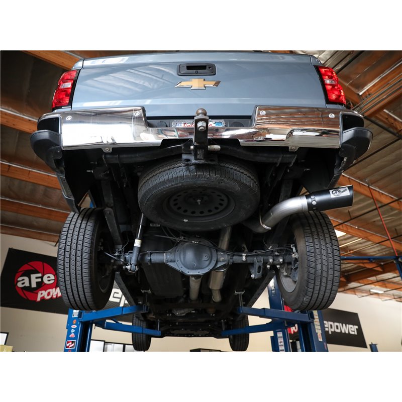 aFe POWER | Apollo GT Series 4in 409 SS Cat-Back w/Polish Tip - Silverado 1500 / Sierra 1500 6.2L 2014-2018