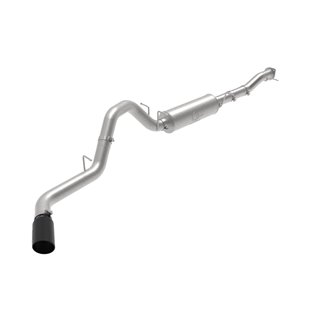 aFe POWER | Apollo GT Series 4in 409 SS Cat-Back w/Black Tip - Silverado 2500 HD / Silverado 3500 HD / Sierra 2500 HD / Sierra 3