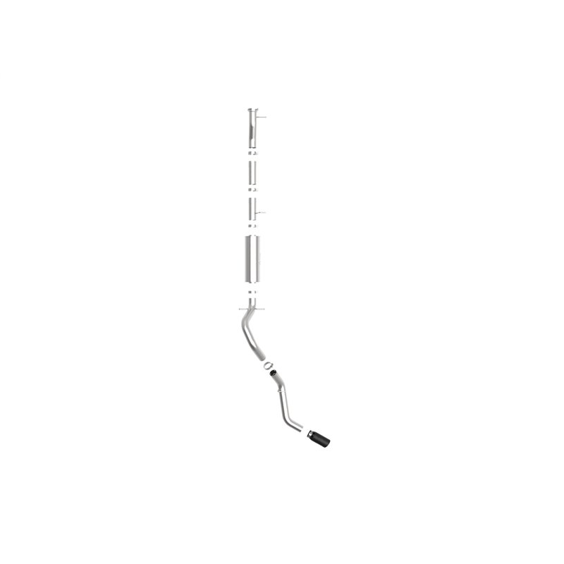 aFe POWER | Apollo GT Series 4in 409 SS Cat-Back w/Black Tip - Silverado 2500 HD / Silverado 3500 HD / Sierra 2500 HD / Sierra 3