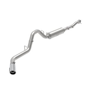 aFe Power | Apollo GT Series 4 IN 409 Stainless Steel Cat-Back Exhaust System w/Polish Tip - Silverado / Sierra 2500 HD / 350...