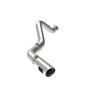 aFe Power | Large Bore-HD 5 IN 409 Stainless Steel DPF-Back Exhaust System w/Polished Tip - Silverado / Sierra 2500 HD / 3500...