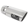 aFe POWER | Large Bore-HD 5in 409 SS DPF-Back w/Polished Tip - Silverado 2500 HD / Silverado 3500 HD / Sierra 2500 HD / Sierra 3
