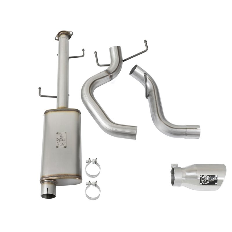 aFe Power | MACH Force-Xp 3 IN 409 Stainless Steel Cat-Back Exhaust System w/Polished Tip - FJ Cruiser 4.0L 2007-2014 aFe POW...