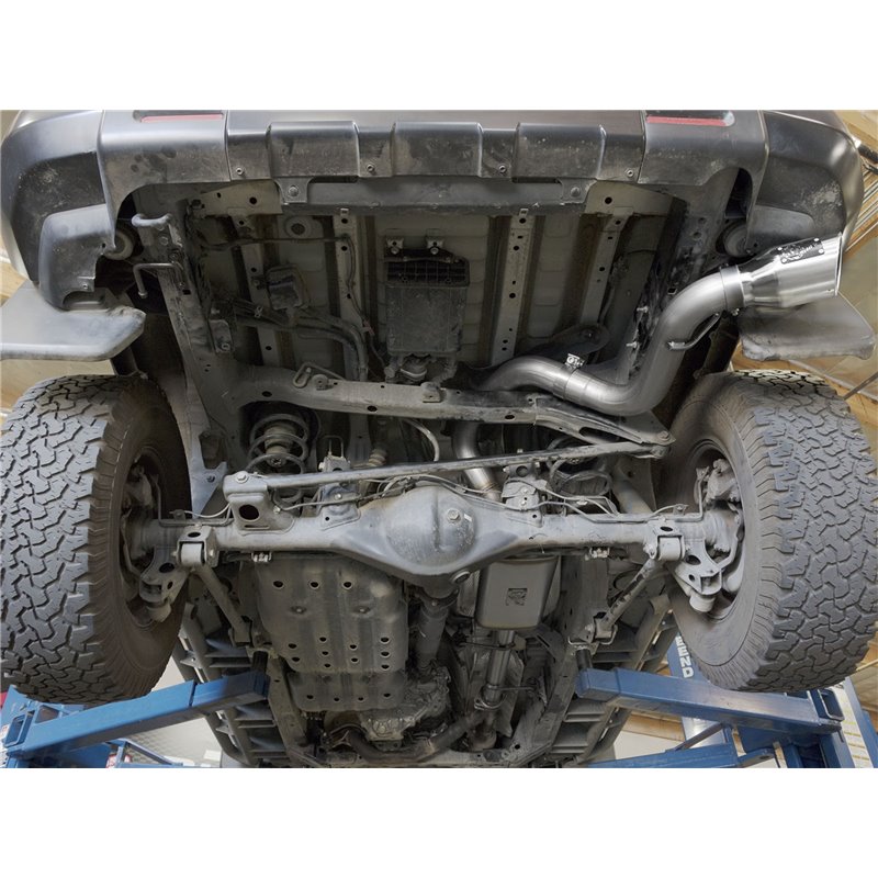 aFe Power | MACH Force-Xp 3 IN 409 Stainless Steel Cat-Back Exhaust System w/Polished Tip - FJ Cruiser 4.0L 2007-2014 aFe POW...