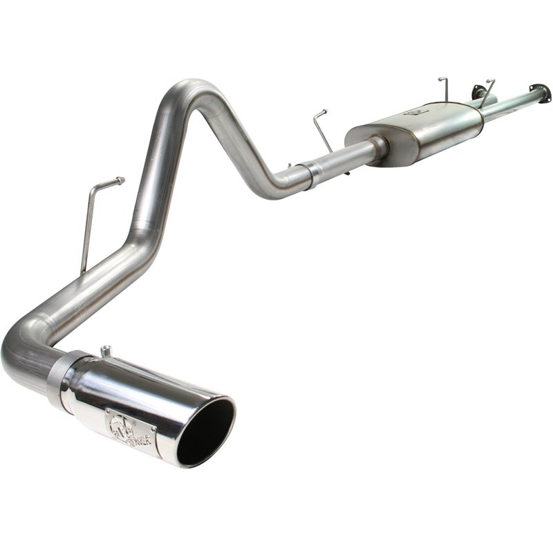 aFe Power | MACH Force-Xp 3 IN 409 Stainless Steel Cat-Back Exhaust System w/Polished Tip - Tundra 5.7L 2007-2009 aFe POWER C...