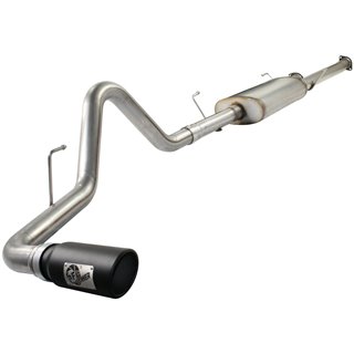 aFe Power | MACH Force-Xp 3 IN 409 Stainless Steel Cat-Back Exhaust System w/Black Tip - Tundra 5.7L 2010-2021 aFe POWER Cat-...