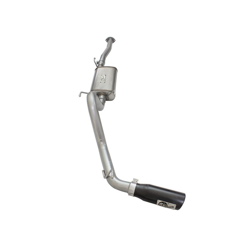 aFe Power | MACH Force-Xp 2-1/2in 409 Stainless Steel Cat-Back Exhaust System w/Black Tip - Tacoma Base / Pre Runner 2.7L 201...