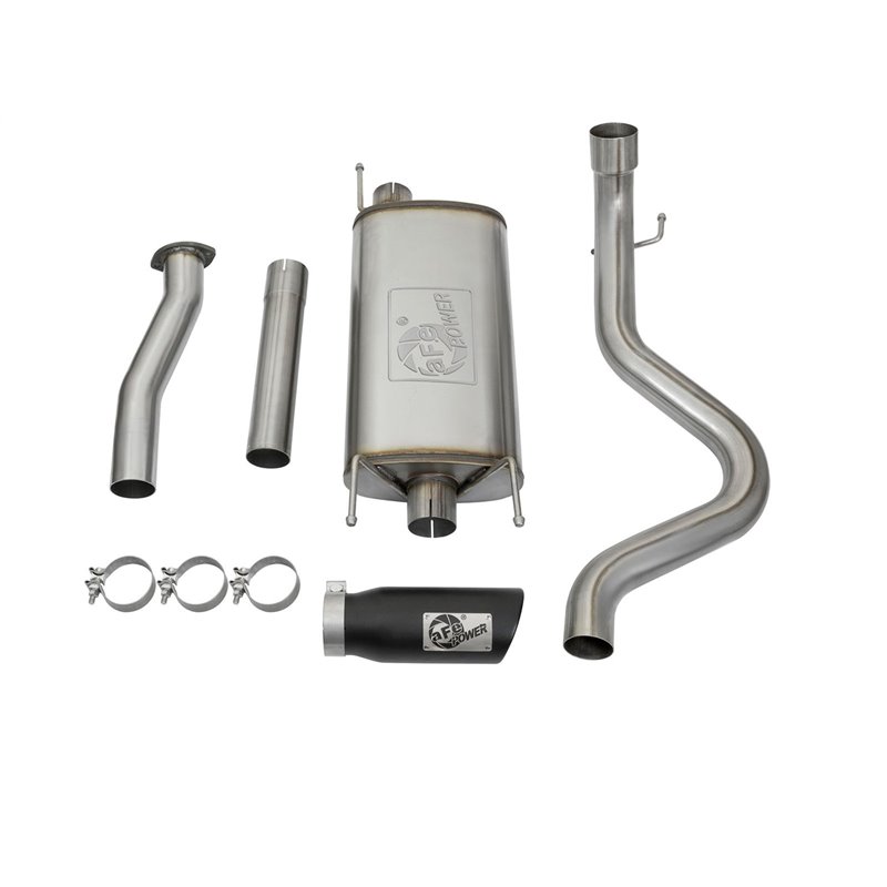 aFe Power | MACH Force-Xp 3 IN 409 Stainless Steel Cat-Back Exhaust System w/Black Tip - Tacoma / Tundra 3.5L / 5.7L 2016-202...