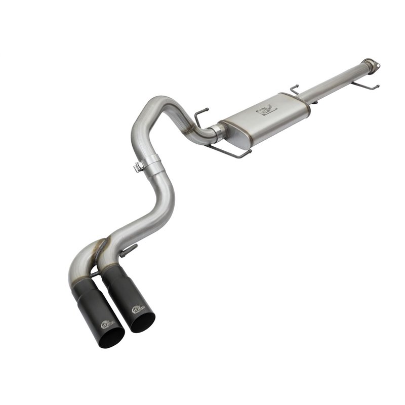 aFe POWER | Rebel Series 3in Cat-Back w/Mid-Side Exit Black Tips - FJ Cruiser 4.0L 2007-2014