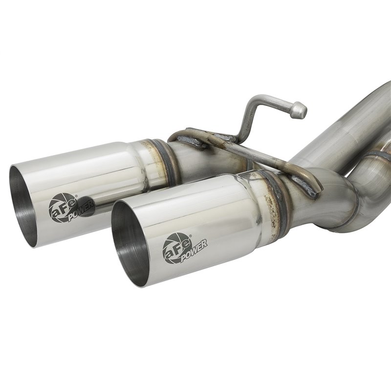 aFe Power | Rebel Series 3 IN Cat-Back Exhaust System w/Dual Mid-Side Exit Polished Tips - Tacoma 3.5L 2016-2023 aFe POWER Ca...