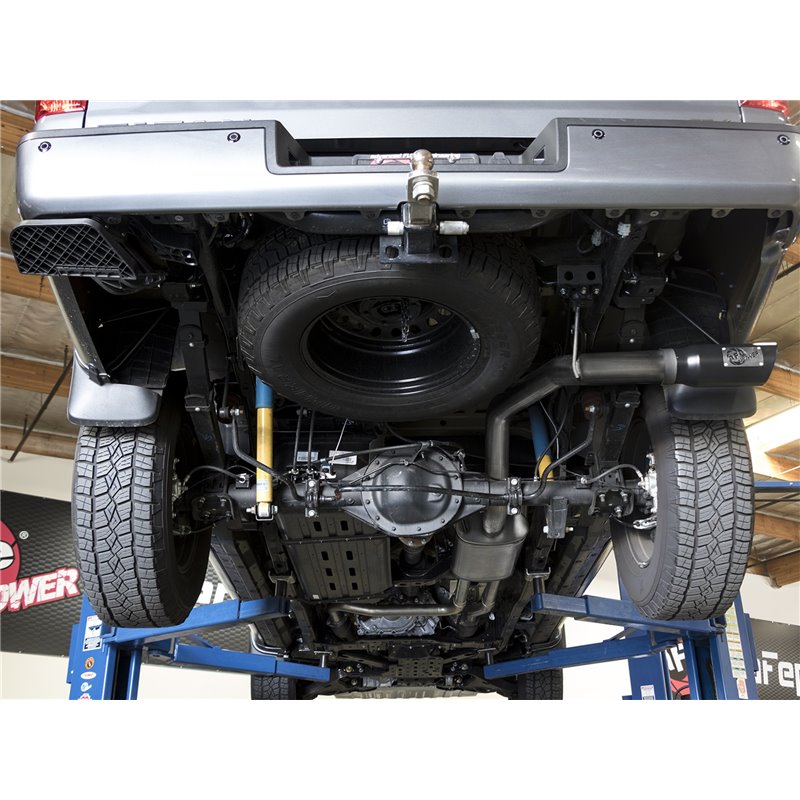 aFe Power | MACH Force-Xp 2-1/2in. Cat-Back Exhaust System w/Black Tip - Titan / XD 5.6L 2017-2021 aFe POWER Cat-Back Exhausts
