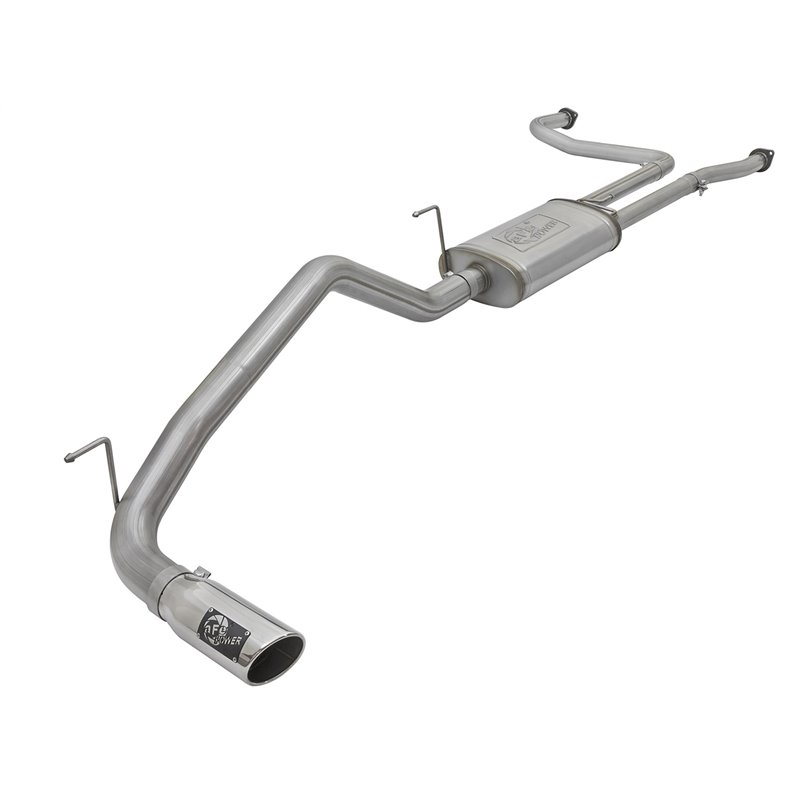 aFe POWER | MACH Force-Xp 2-1/2in. Cat-Back w/Polished Tip - Titan / Titan XD 5.6L 2017-2021