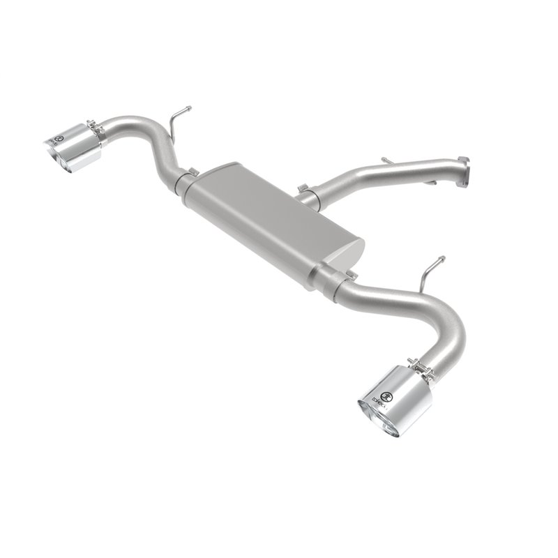 aFe Power | Takeda 2-1/2 IN 409 Stainless Steel Axle-Back Exhaust w/Polished Tips - Elantra GT 1.6T 2018-2020 aFe POWER Axle-...