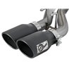 aFe Power | Rebel Series 2-1/2 IN 409 Stainless Steel Cat-Back Exhaust System w/Black Tip - Wrangler (JK) / Wrangler (JL) 3.6...