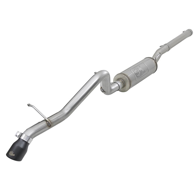 aFe Power | MACH Force-Xp 2-1/2 IN 409 Stainless Steel Cat-Back Hi-Tuck Exhaust w/Black Tip - Wrangler (JK) / Wrangler (JL) 3...