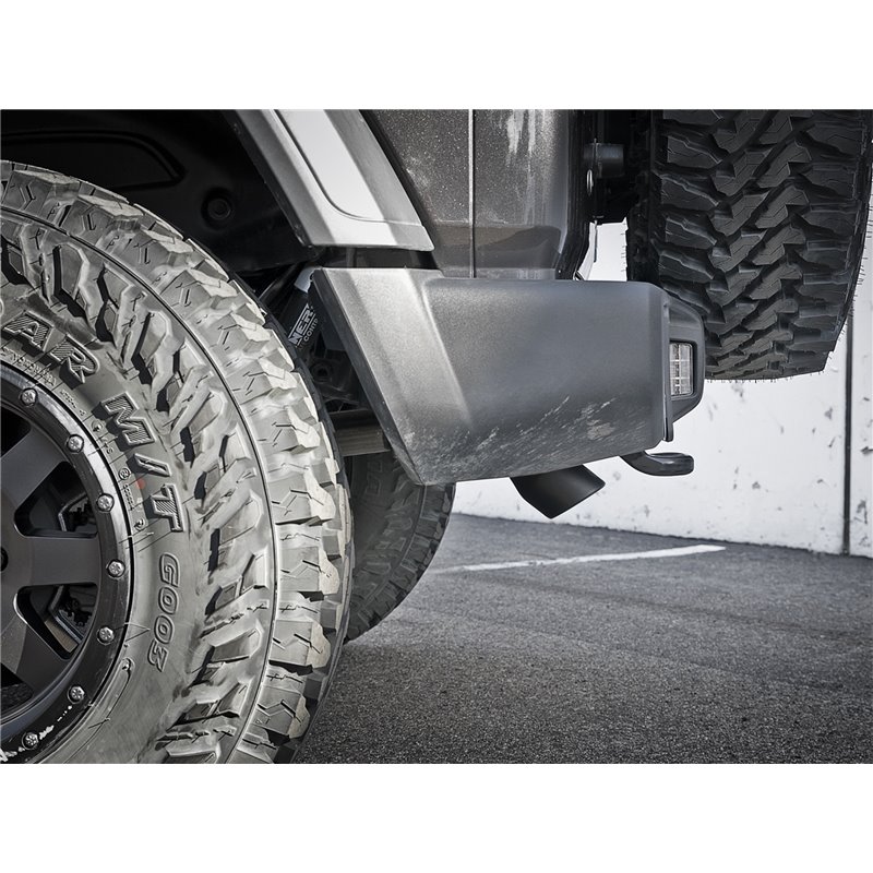 aFe Power | MACH Force-Xp 2-1/2 IN 409 Stainless Steel Cat-Back Hi-Tuck Exhaust System - Wrangler (JL) 3.6L 2018-2023 aFe POW...