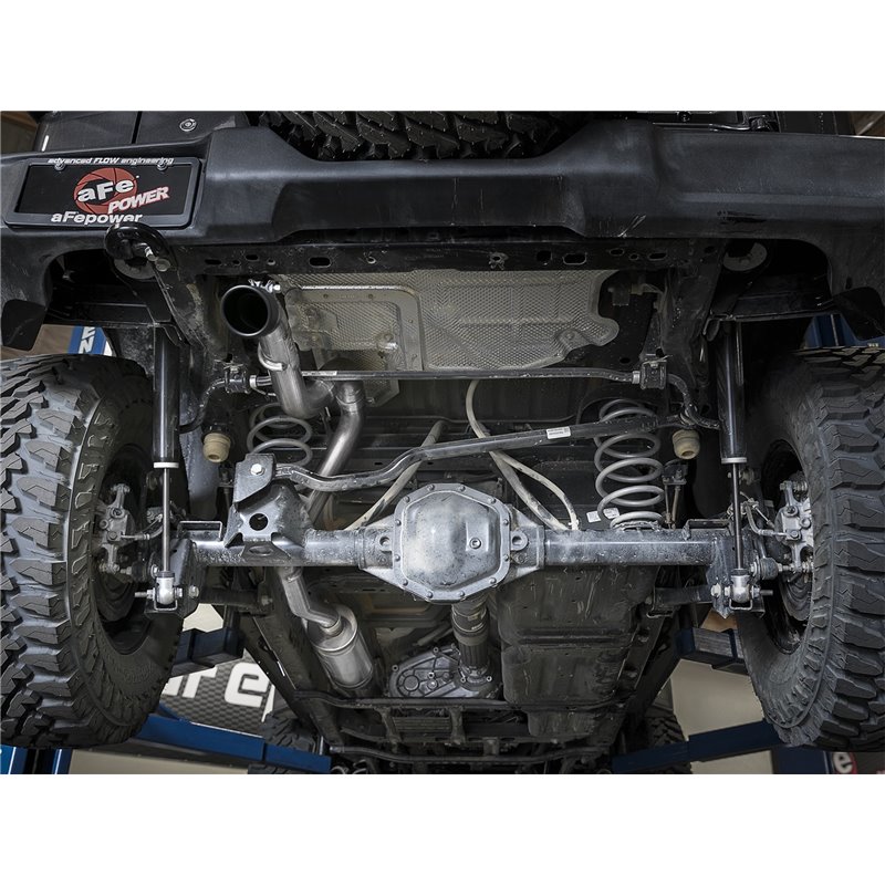 aFe Power | MACH Force-Xp 2-1/2 IN 409 Stainless Steel Cat-Back Hi-Tuck Exhaust System - Wrangler (JL) 3.6L 2018-2023 aFe POW...