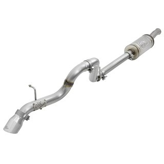 aFe POWER | MACH Force-Xp 2-1/2in 409 SS Axle-Back Hi-Tuck Polished Tip - Wrangler (JL) 2.0T / 3.6L 2018-2021
