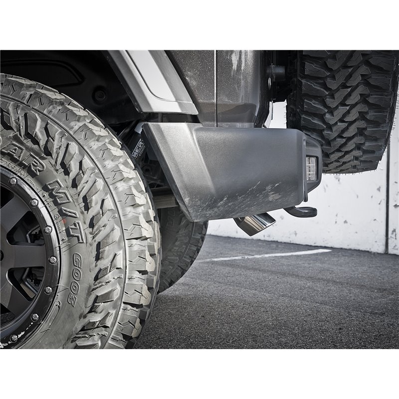 aFe Power | MACH Force-Xp 2-1/2 IN 409 Stainless Steel Axle-Back Hi-Tuck Exhaust Polished - Wrangler (JL) 2.0T / 3.6L / 6.4L ...