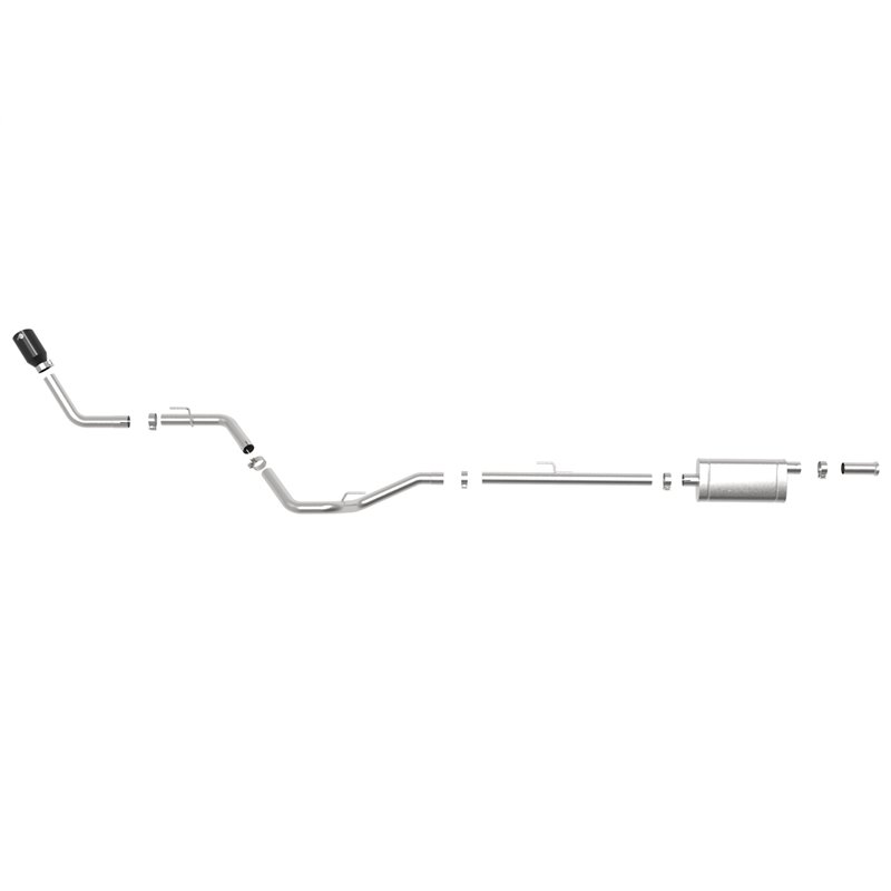 aFe POWER | Apollo GT Series 2-1/2in SS Cat-Back w/Black Tip - Gladiator 3.6L 2020-2021