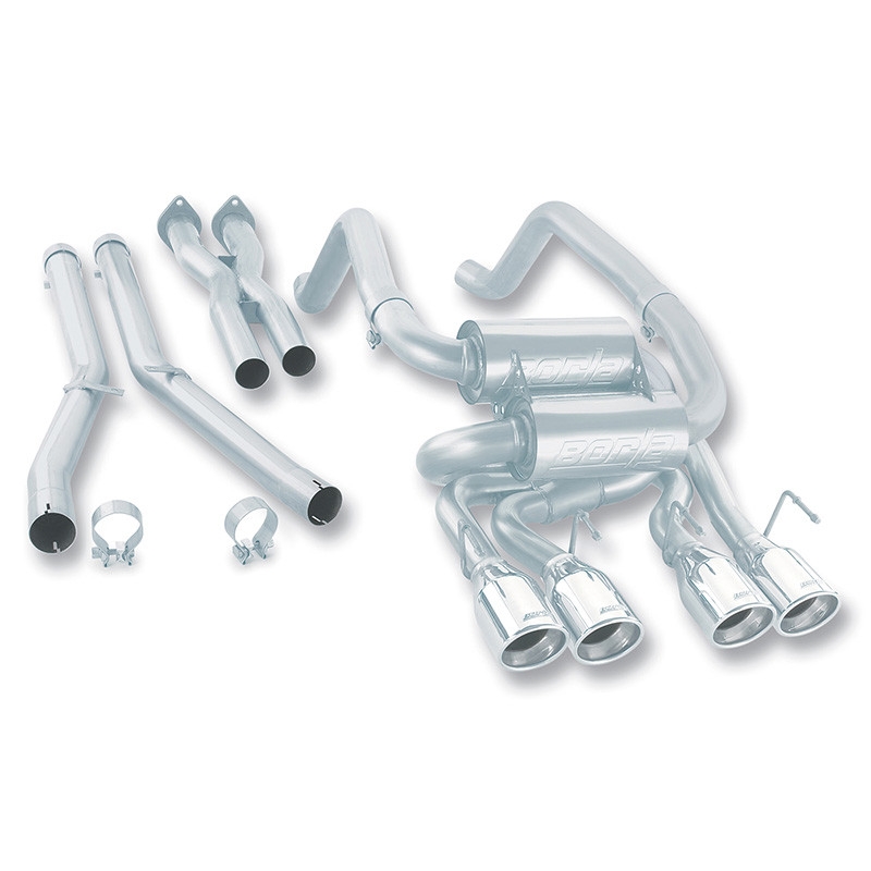 Borla | Cat-Back Exhaust S-Type - Corvette C6 6.0L / 6.2L 2005-2008 BORLA Cat-Back Exhausts