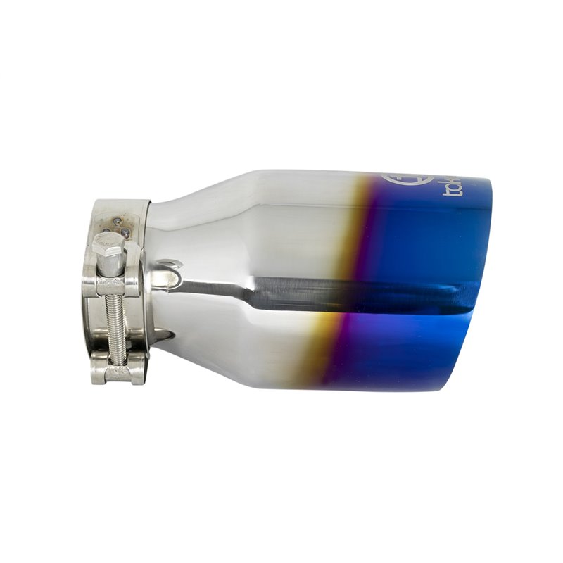 aFe Power | Takeda 304 Stainless Steel Clamp-on Exhaust Tip Blue Flame aFe POWER Exhaust Tip