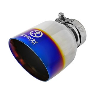 aFe Power | Takeda 304 Stainless Steel Clamp-on Exhaust Tip Blue Flame aFe POWER Exhaust Tip