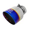 aFe Power | Takeda 304 Stainless Steel Clamp-on Exhaust Tip Blue Flame aFe POWER Exhaust Tip