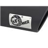 aFe Power | MACH Force-Xp 409 Stainless Steel Clamp-on Exhaust Tip Black aFe POWER Exhaust Tip