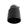 aFe Power | MACH Force-Xp 409 Stainless Steel Clamp-on Exhaust Tip Black aFe POWER Exhaust Tip