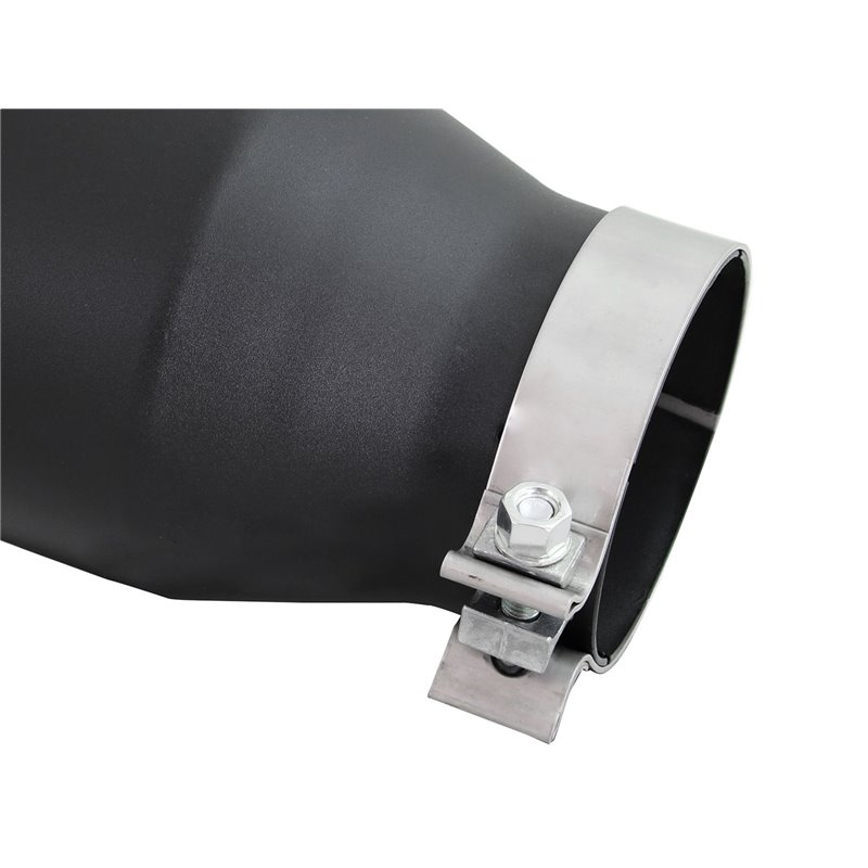 aFe Power | MACH Force-Xp 409 Stainless Steel Clamp-on Exhaust Tip Black aFe POWER Exhaust Tip