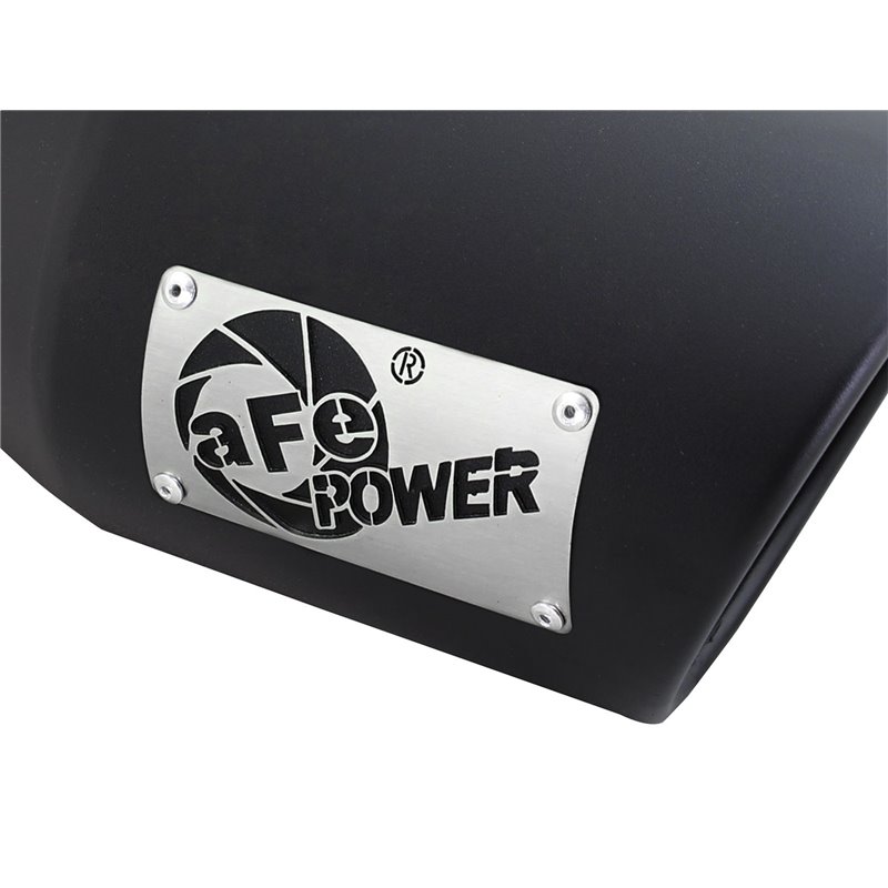 aFe Power | MACH Force-Xp 409 Stainless Steel Clamp-on Exhaust Tip Black aFe POWER Exhaust Tip