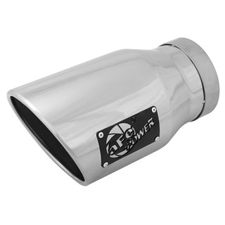 aFe Power | MACH Force-Xp 304 Stainless Steel Clamp-on Exhaust Tip Polished Left Side Exit aFe POWER Exhaust Tip