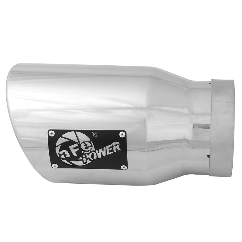 aFe Power | MACH Force-Xp 304 Stainless Steel Clamp-on Exhaust Tip Polished Left Side Exit aFe POWER Exhaust Tip