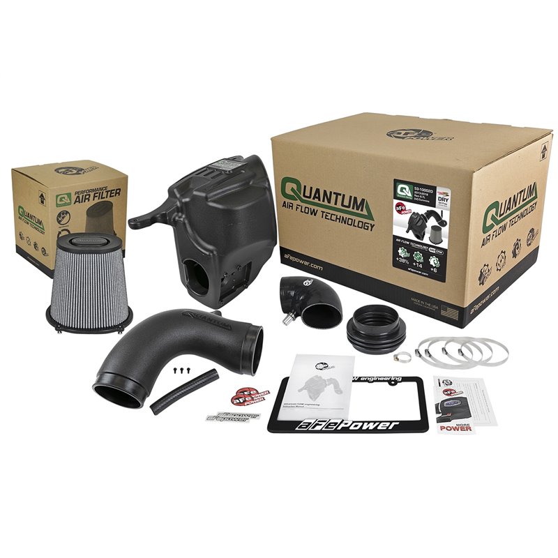 aFe POWER | QUANTUM Cold Air Intake w/Pro DRY S - Ram 2500 / 3500 6.7L 2013-2018