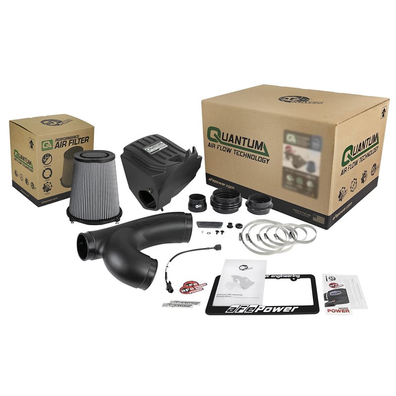 aFe POWER | QUANTUM Cold Air Intake w/Pro DRY S - Expedition / F-150 / Navigator 3.5T / 2.7T 2015-2021