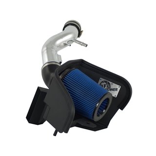 aFe POWER | Magnum FORCE Stage-2 Cold Air Intake w/Pro 5R Polished - Mustang Base / Boss 302 3.7L / 5.0L 2011-2014