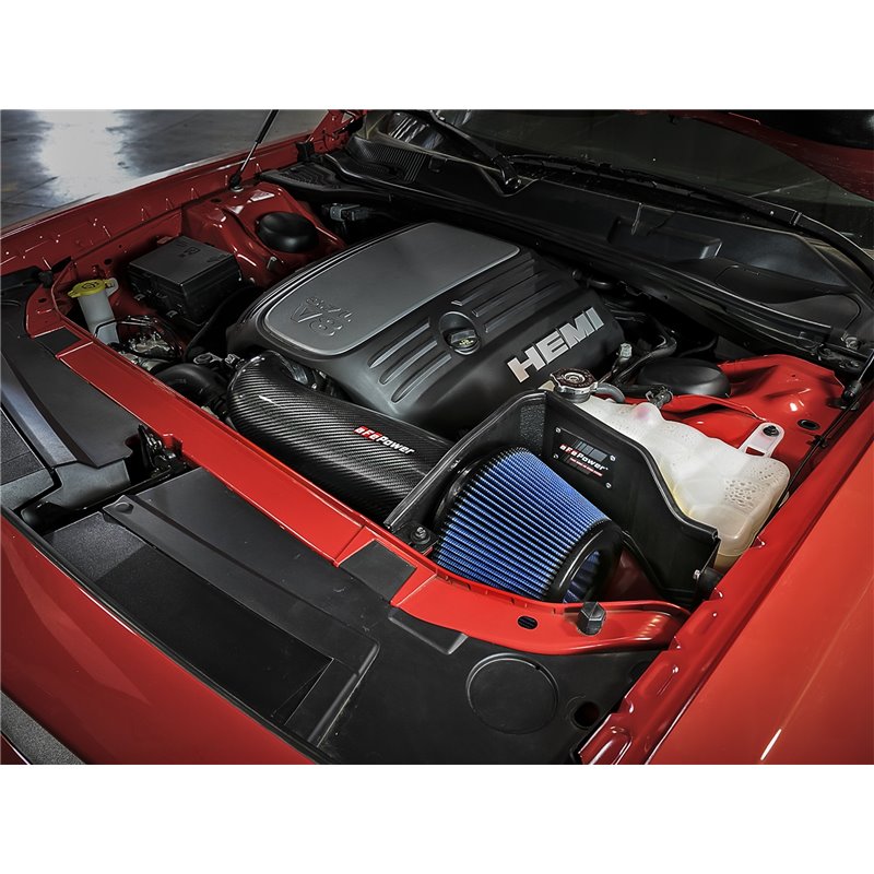 aFe Power | Track Series Stage-2 Carbon Fiber Intake System w/Pro 5R Media - 300 / Challenger / Charger 5.7L / 6.4L 2011-2023...