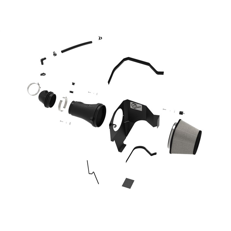 aFe POWER | Magnum FORCE Stage-2XP Cold Air Intake w/Pro DRY S Black - Challenger / Charger 6.2L 2017-2021