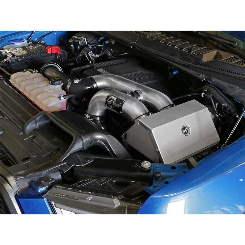 aFe Power | Magnum FORCE Stage-2XP Cold Air Intake System w/Pro 5R Media Brushed - Expedition / F-150 / Navigator 3.5T 2017-2...