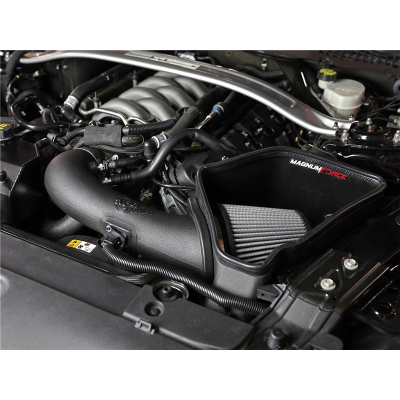 aFe Power | Magnum FORCE Stage-2 Cold Air Intake System w/Pro DRY S Media - Mustang 5.0L 2015-2017 aFe POWER Air Intake