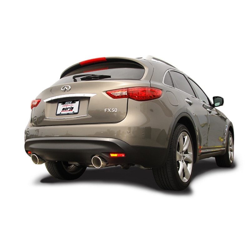 Borla | Cat-Back Exhaust S-Type - FX50 V8 5.0L 2009-2013 BORLA Cat-Back Exhausts