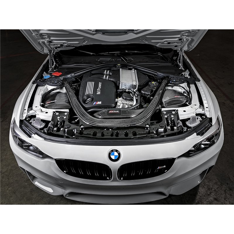 aFe POWER | Black Series CF Cold Air Intake w/Pro 5R - BMW 3.0T 2015-2021